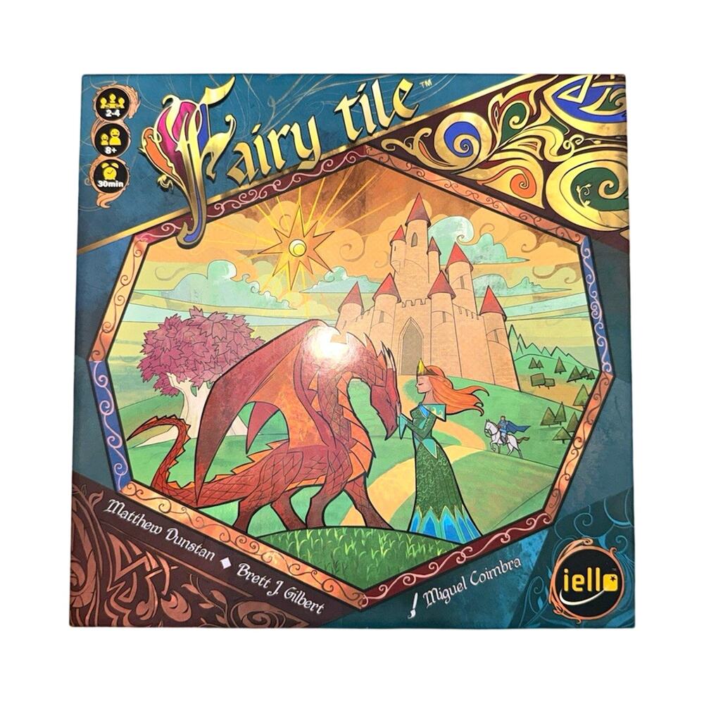 IELLO Fairy Tile Fantasy Tile Game 2-4 Players (2017) ALL PIECES INCLUDED
